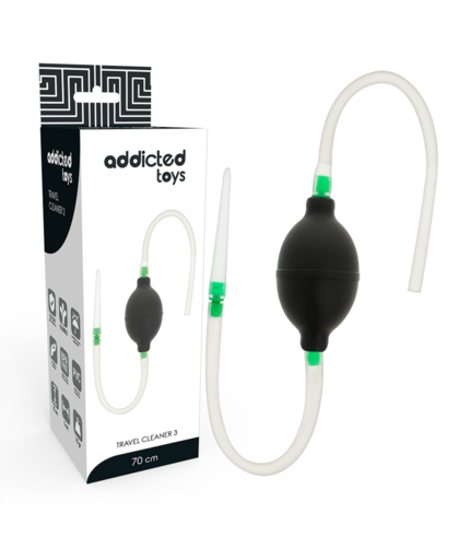 KIT ENEMA NEGRO Enema anale sicuro e portatile