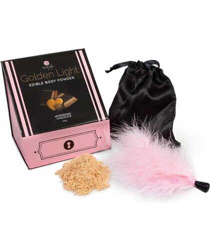KIT POLVOS Indulge in a playful experience with our delectable body dust and fluffy tickler.