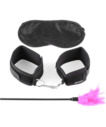 SENSUAL SEDUCTION KIT Kit de iniciación BDSM para parejas con accesorios básicos
