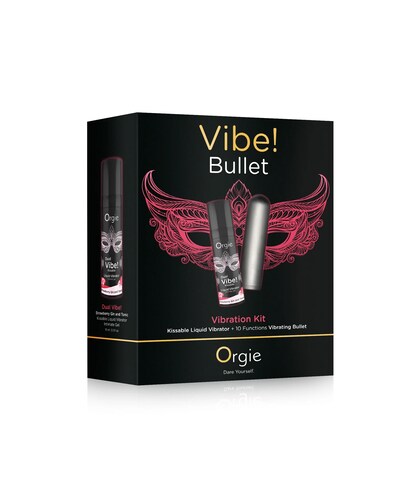 KIT VIBRATORIO VIBE! BULLET Kit vibratório vibe! bullet orgie 15ml