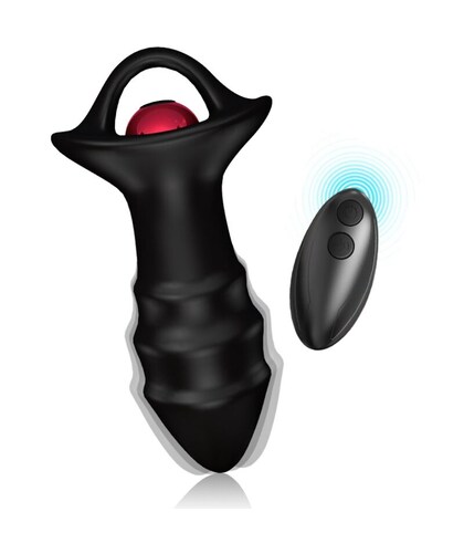 DEDAL VIBRADOR KYLIN & Vibrador e plug anal combinados para dupla estimulação