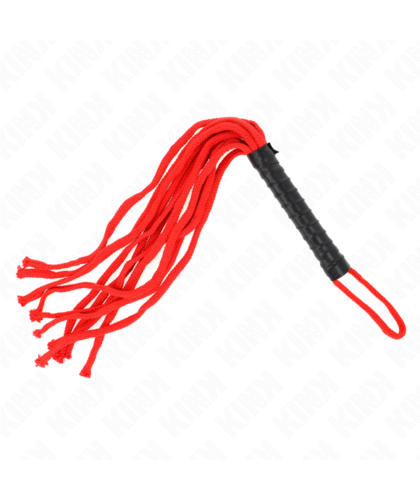 LÁTIGO DE CUERDA ROJO 56 CM Tienda especializada en productos BDSM de alta calidad