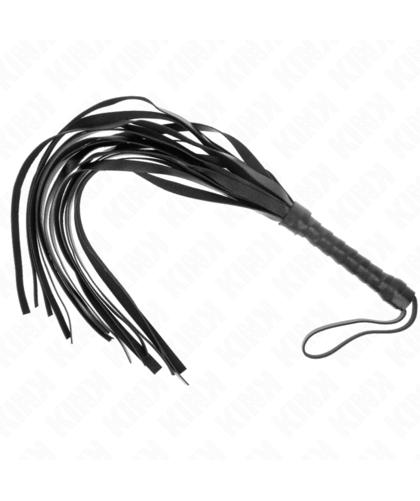MINI BLACK SIMPLE WHIP 28 CM Explore our exciting range of BDSM accessories: whips, crops, ticklers, and paddles.