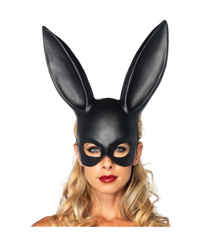 LEG AVENUE BONDAGE Masque loup avec oreilles de lapin en blanc par Leg Avenue