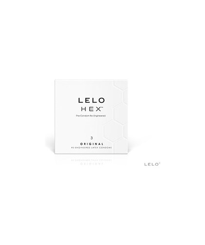 LELO HEX Preservativos com resistência, fineza e sensibilidade