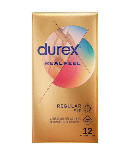 DUREX REAL FEEL SENSITIVITY N Latex-free condoms for a natural skin-on-skin sensation
