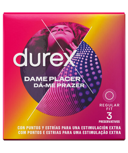 DUREX GIVE ME PLEASURE Spicy Dotted & Ribbed Condoms for Maximum Pleasure