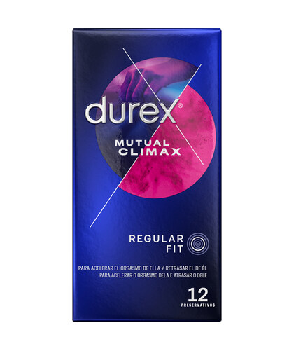 DUREX MUTUAL CLIMAX Preservativo con estrías y efecto retardante