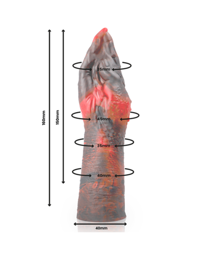 LILITH Dildo de silicone líquido, suave, realista e empoderador