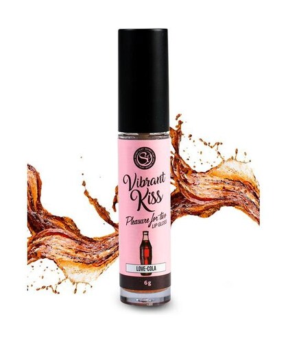 LOVE COLA Gloss vibrante: torna os beijos e o sexo oral ainda mais intensos