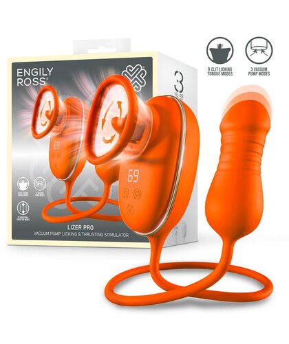LIZER PRO DELIGHT Langue, succion, vibrations et mouvements de va-et-vient : tout-en-un