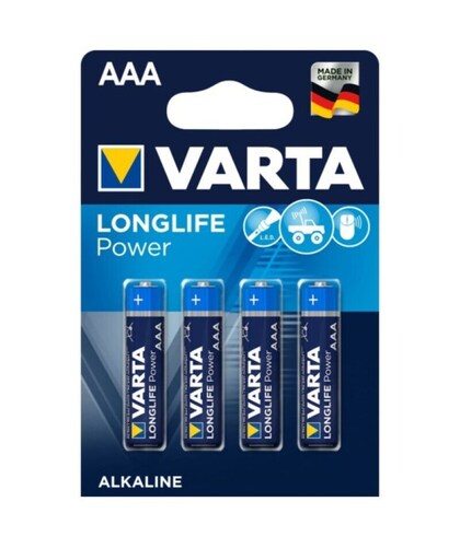 PILES VARTA TRIPLE A Vibromasseur puissant, rechargeable et sûr en silicone