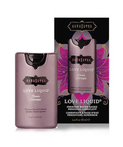 LOVE LIQUID Lubrificante sedoso à base de água; seguro e hipoalergénico.