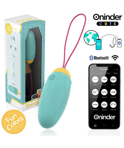 LOVE PLEASURE Huevo con perlas giratorias internas y control por app