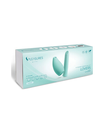 LOVERS KIT MENTA & MENTA Conjunto de brinquedos sexuais com estimulador e bala vibratória