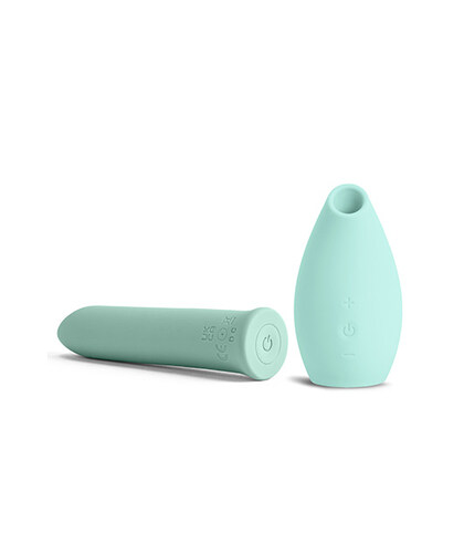 LOVERS KIT MINT & MINT Kit de juguetes sexuales con estimulador y bala vibradora
