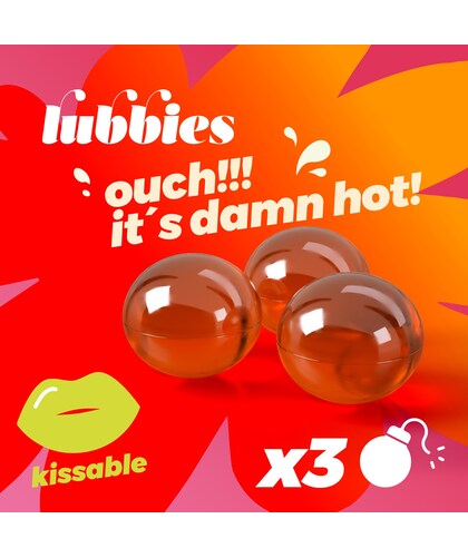 LUBBIES CALOR Bolas de aceite caliente para intensificar tu placer íntimo