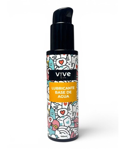 VIVE LUBE NATURAL Lubricante natural de base de agua sin sabor ni olor