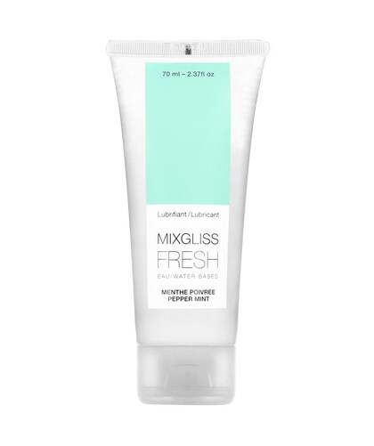 LUBRIFICANTE À BASE DE ÁGUA Lubrificante com sabor a menta e efeito refrescante, de alta qualidade
