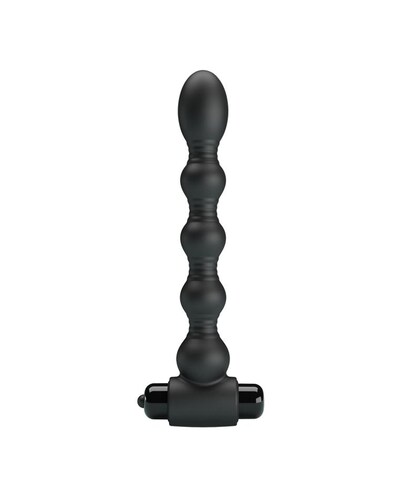 LYNN Vibrador anal: 10 vibraciones, silicona segura, impermeable