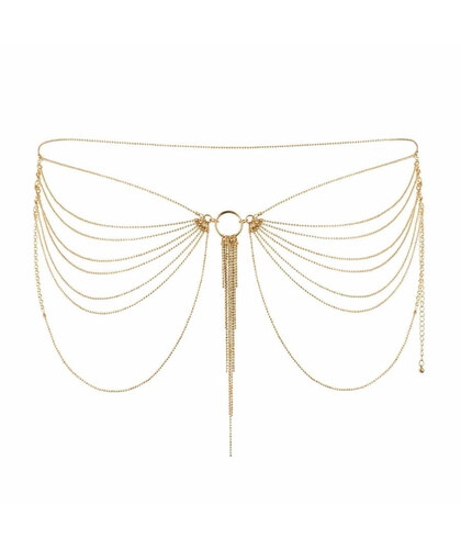 MAGNIFIQUE DOURADA Adorno dourado para cintura, acrescenta sensualidade e fantasia