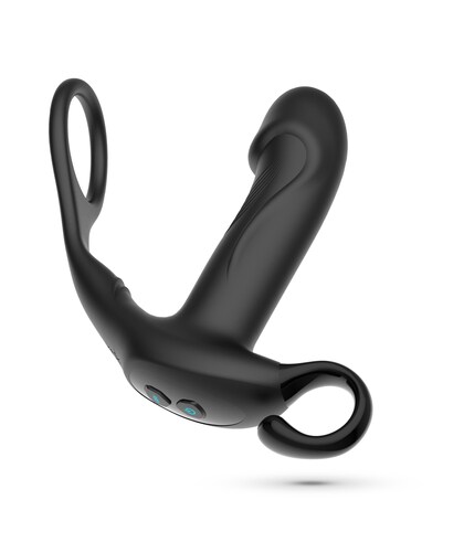 MAGOO Estimulador prostático con anillo, mando a distancia, recargable