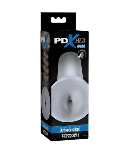 PUMP & DUMP Smooth, portable, see-through, and textured masturbator