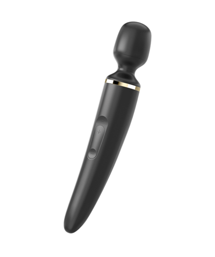 WAND-ER WOMAN Massajador Wand-er Woman preto e dourado