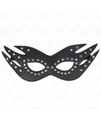 MÁSCARA DE POLIPIEL CON REMACHES Antifaces BDSM: misterio, sensualidad, diseño y comodidad