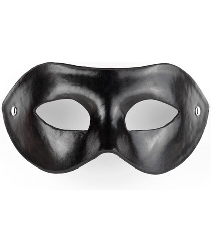 BLINDFOLD Black PVC Mask: Elevate Your Sensual Play