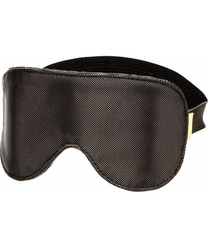 BOUNDLESS BLACKOUT EYE MASK Máscara de ojos acolchada, ajuste cómodo, cuero vegano