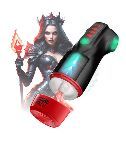 RAVEN SHADOW SINNER Masturbatore automatico con funzione di suzione e vibrazione
