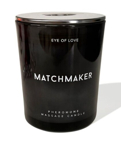 MATCHMAKER BLACK DIAMOND VELA Bougie de massage aux phéromones, cèdre, ambre et musc