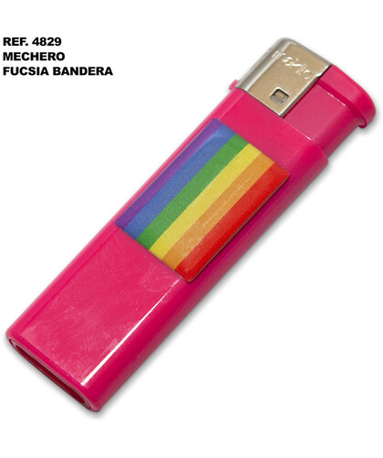 ISQUEIRO ELÉTRICO Isqueiro recarregável preto com bandeira do orgulho LGBT