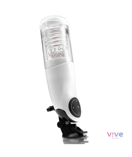 MEGA BATOR INTENSE Masturbador con movimiento, rotación y texturizado