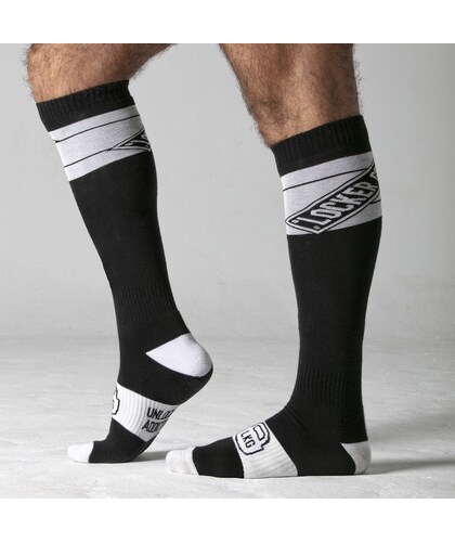 LKG Chaussettes hautes blanches Locker Gear