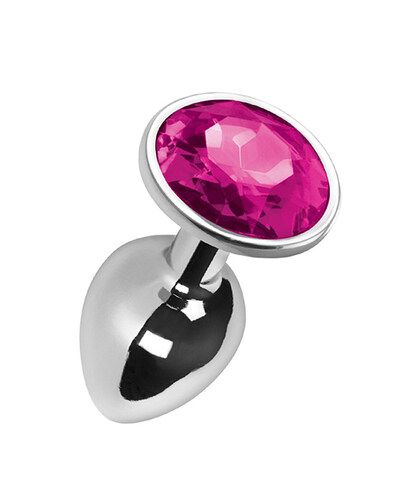 METAL KAI PINK Plug anale in metallo con gioiello per principianti