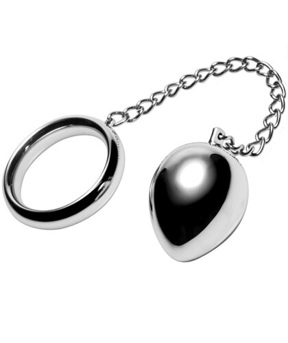 METALHARD COCK RING 40MM Steel Device for Dual Stimulation