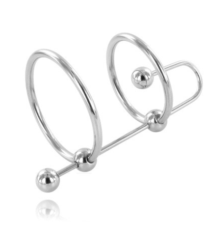METALHARD EXTREME Steel BDSM Cock Ring with Urethral Ball for Intense Pleasure