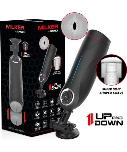 MILKER STROKER Automatic Hands-Free Masturbator with 5 Modes and Realistic Sounds