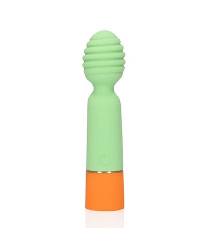 MENTA MINI Mini vibrador com ranhuras, compacto e recarregável por USB
