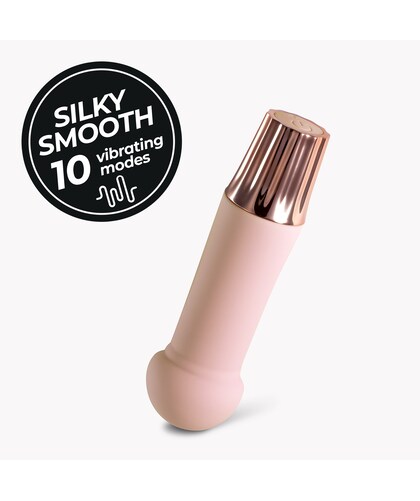 MELLOW PUFF Vibrador compacto, 10 modos, discreto, ideal para principiantes