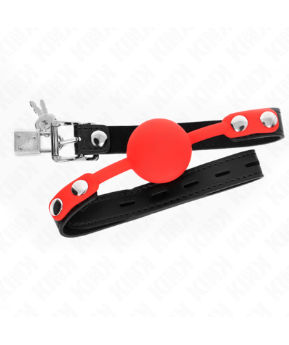 MORDAÇA DE BOLA 4 CM DE SILICO Descobre as mordaças KINK: o equilíbrio perfeito entre conforto, segurança e estilo para o