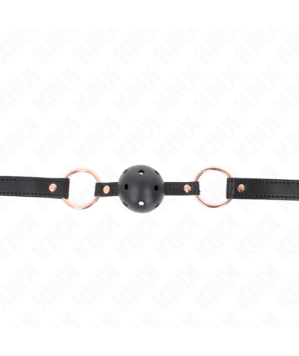 MORDAÇA DE BOLA 4 CM DE TPE PREMIUM Mordaças BDSM de KINK: controlo, conforto e segurança