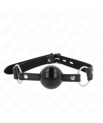 MORDAÇA DE BOLA 4 CM TPE COM CADEADO Mordaças BDSM KINK: controlo, submissão, segurança, variedade