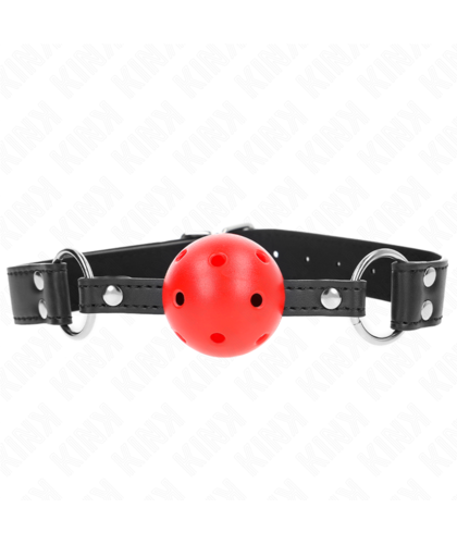 MORDAÇA DE BOLA 4 CM TRANSPIRA Mordaças BDSM seguras, confortáveis e personalizáveis da KINK