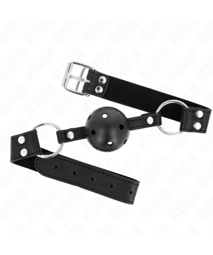 MORDAZA DE BOLA 4 CM TRANSPIRA Mordazas de calidad para experiencias BDSM seguras