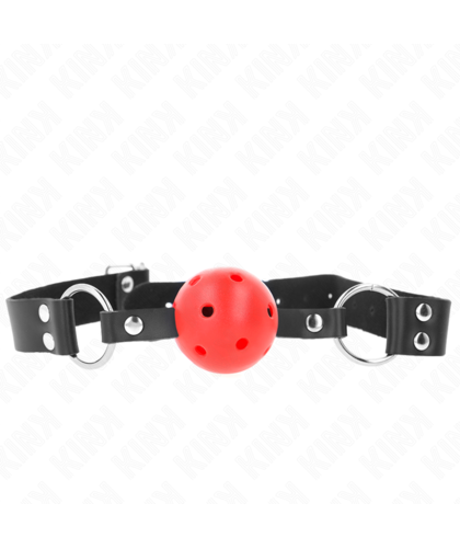 MORDAÇA DE BOLA 4 CM TRANSPIRA Mordaças de qualidade para experiências BDSM em segurança