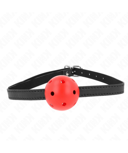 MORDAÇA DE BOLA 4.5 CM TRANSPI Mordaças BDSM de qualidade para controlo e submissão