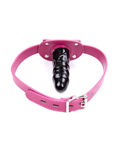 LATETOBED DILDO GAG Adjustable dildo gag for BDSM play